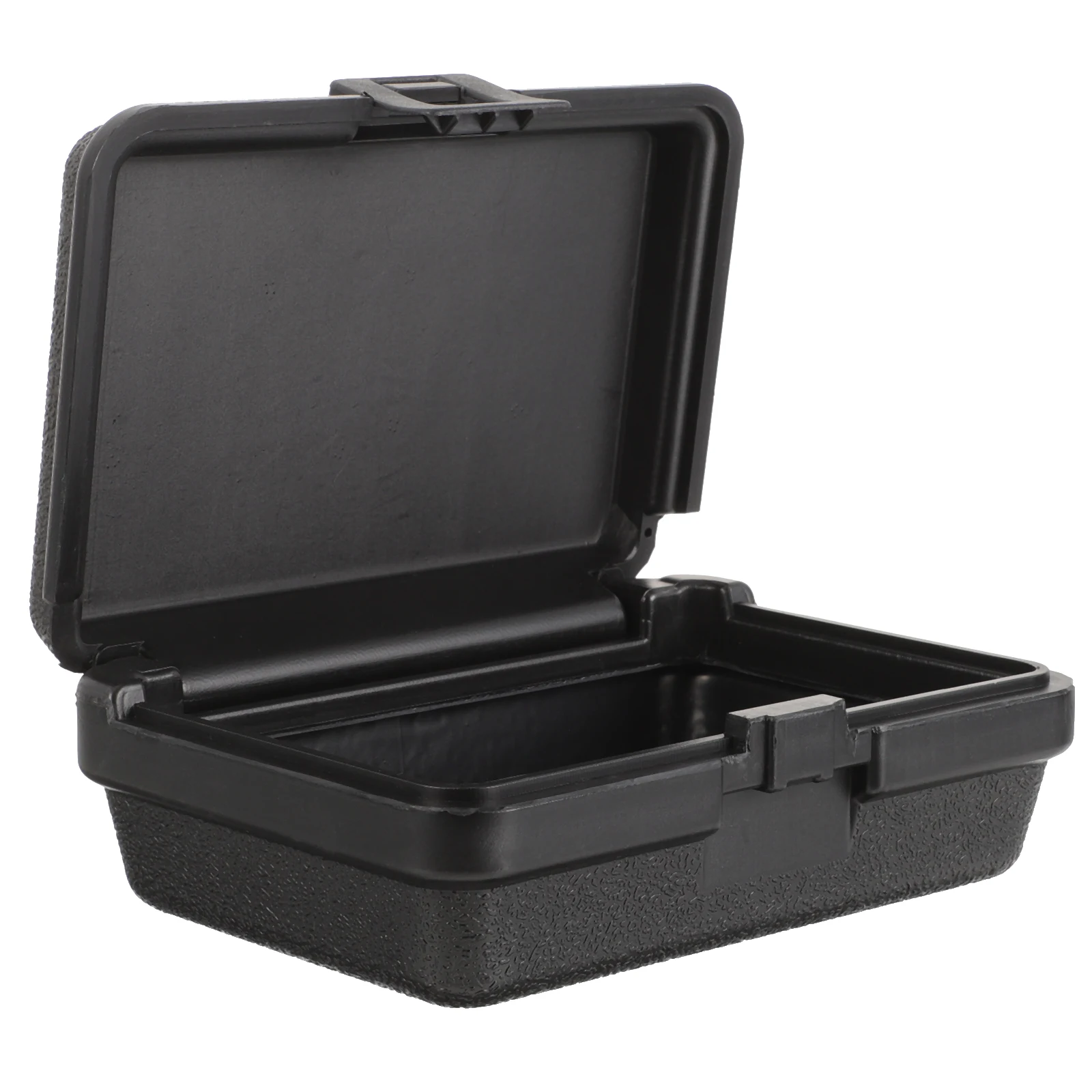 Portable Mini Toolbox Small Plastic Case Heavy Duty Tools Storage Container Suitcase Black Waterproof Hard Carrying Case Outdoor