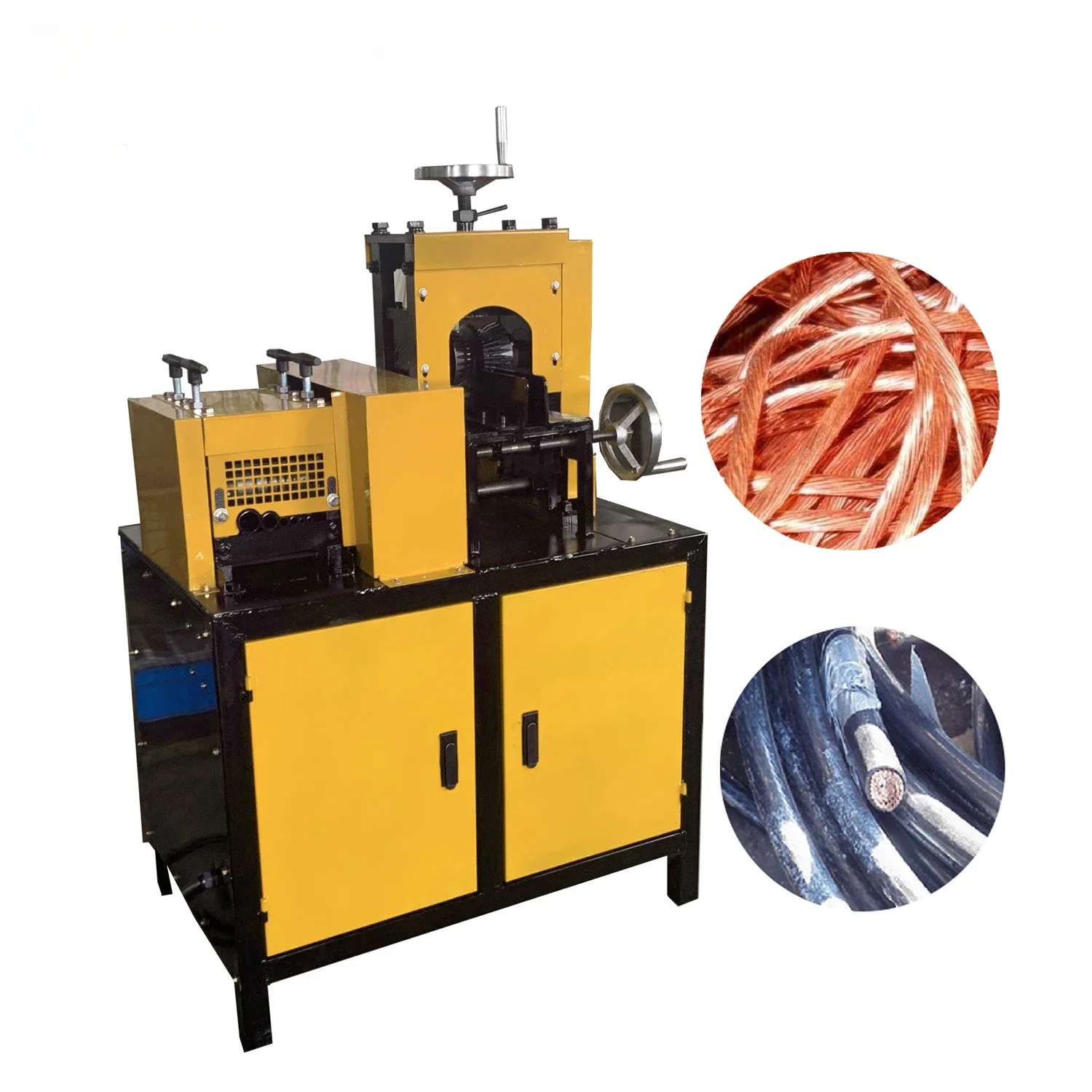 2024 electric cable making machine scrap cable granulator peel cables electric wire stripping machine