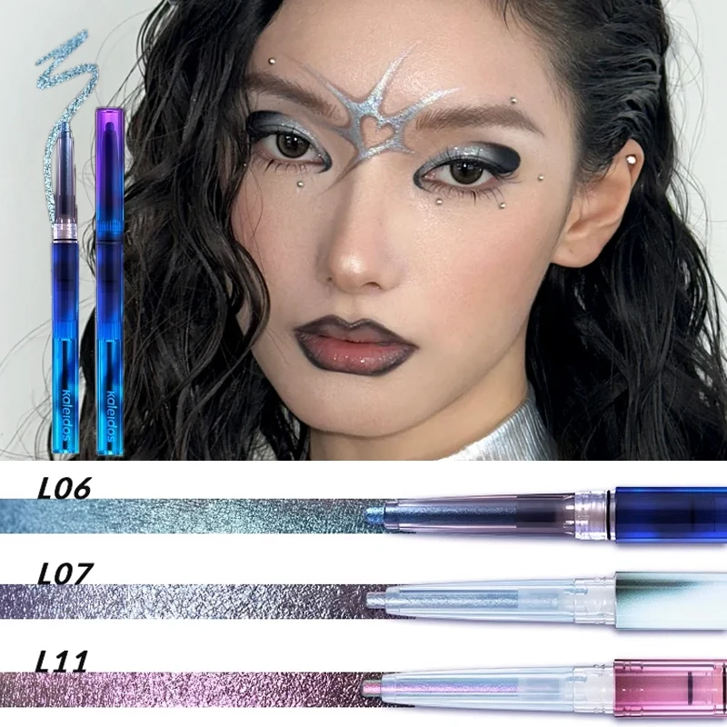Kaleidos Moon Arcade Eyeliner Gelpotlood Chameleon Glad Hooggepigmenteerde Shimmer Spectrale afwerking Fluweelachtige gladde textuur