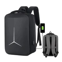 Nuevo estuche rígido impermeable antirrobo USB, mochila inteligente de viaje para ordenador portátil, mochila para motocicleta, mochila de moda EVA para hombre de negocios