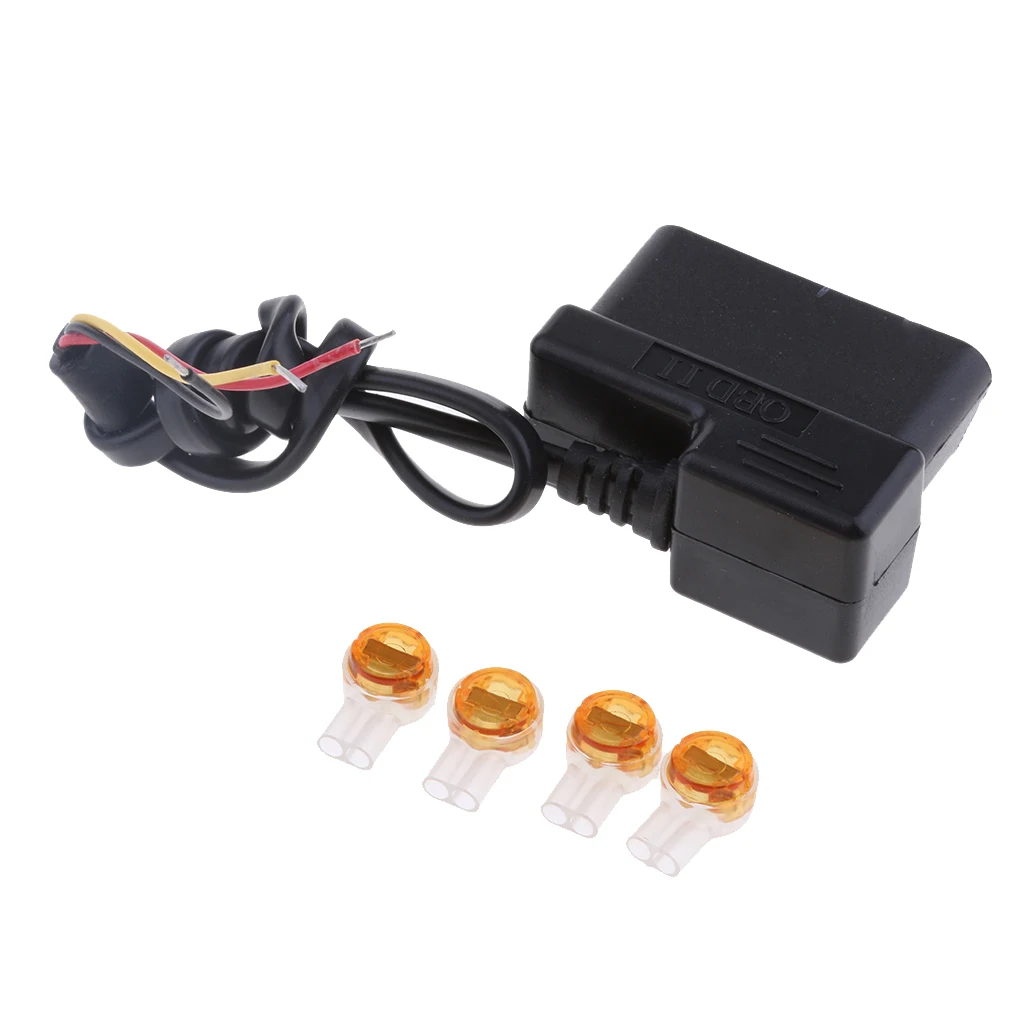 Premium 0.4 metr 12 24V do 5V/2A kamera samochodowa Adapter drutowy moduł obniżający kable DVR OBD Buck