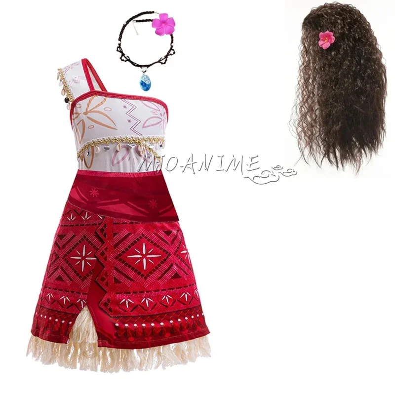 sisi 2233Moana 2 Abiti da principessa Vaiana Bambini Natale Festa di Halloween Abito cosplay Abiti fantasia casual