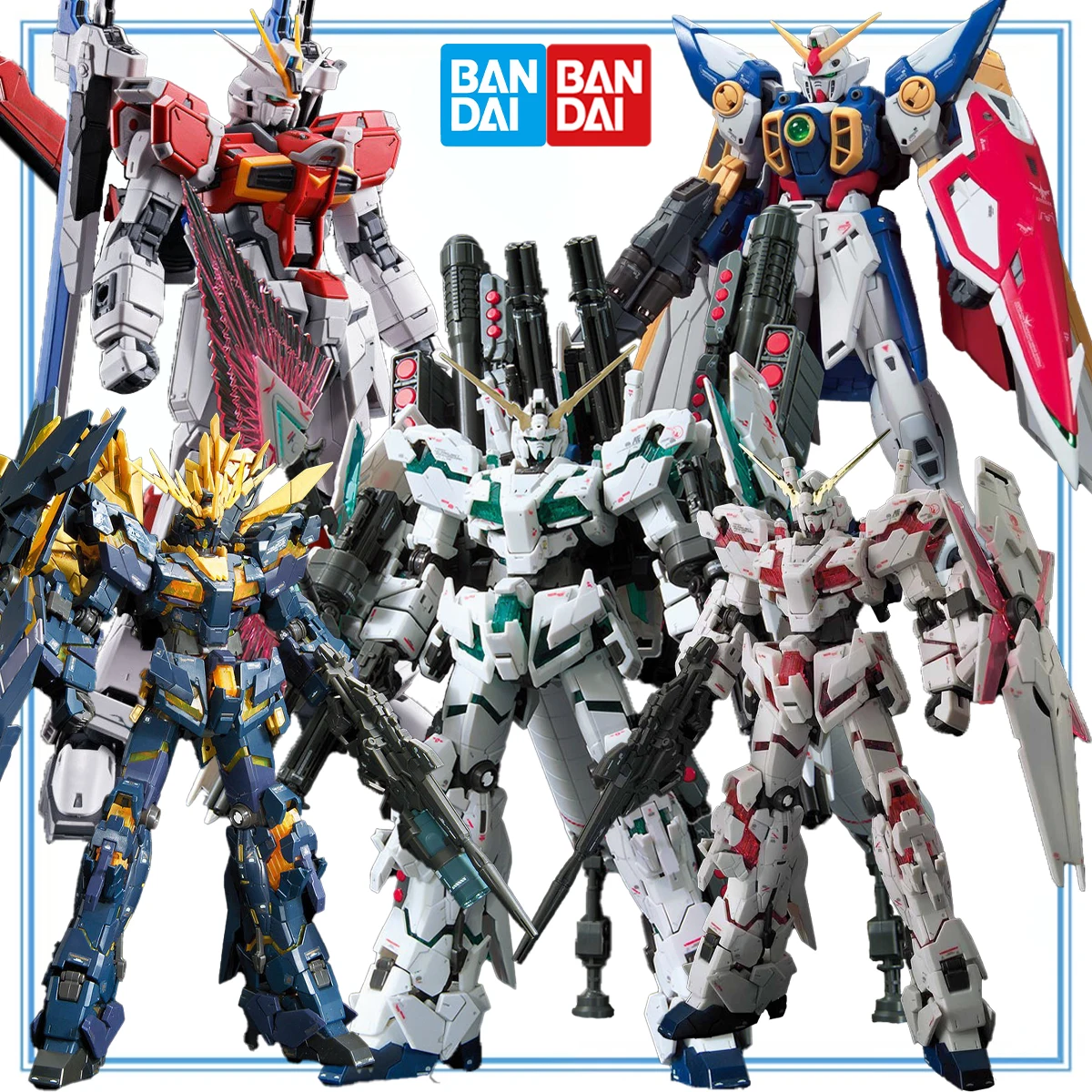 

In Stock Original Bandai Spirits Mobile Suit Gundam RG Full Armor Unicorn Unicorn XXXG-01W Wing Sword Impulse Banshee Norn