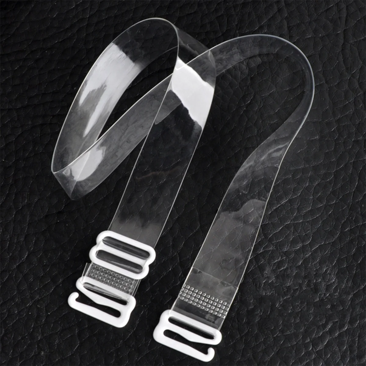 12 pares de alças de sutiã transparentes ajustáveis, substituição elástica invisível para vestidos, tops, suporte confortável antiderrapante