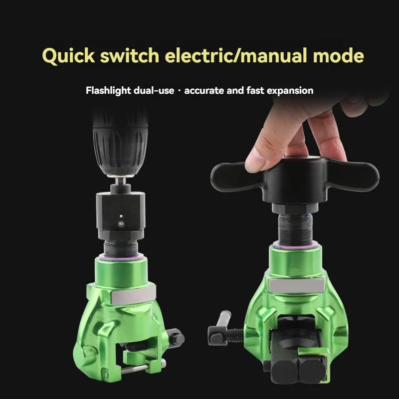 EF-2MK Manual & Electric Flaring Tool High Precision Tube Expander For HVAC Engineering Copper Pipe Bell Mouth Forming Operation