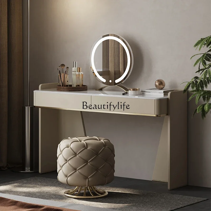 

yj5 Light luxury dresser, modern simplicity and high-end sense, pure natural Kali ice jade marble dresser