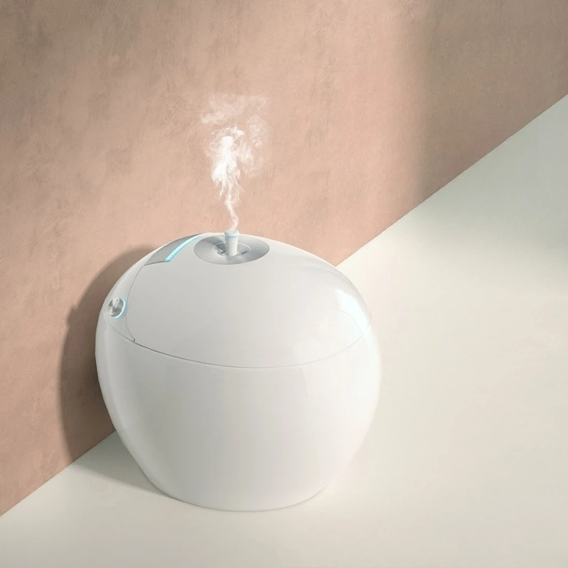 

Smart toilet creative egg type no water pressure limit automatic flip cover household sterilization toilet