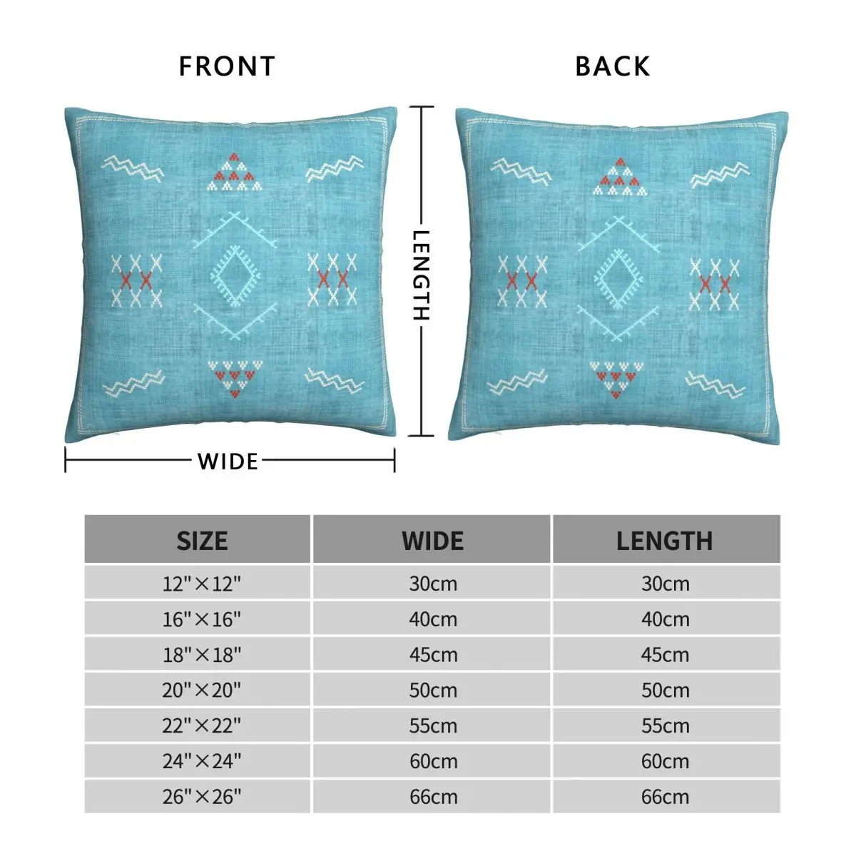 Casablanca Kilim Pillowcase Polyester Linen Velvet Creative Zip Decor Pillow Case Sofa Cushion Cover