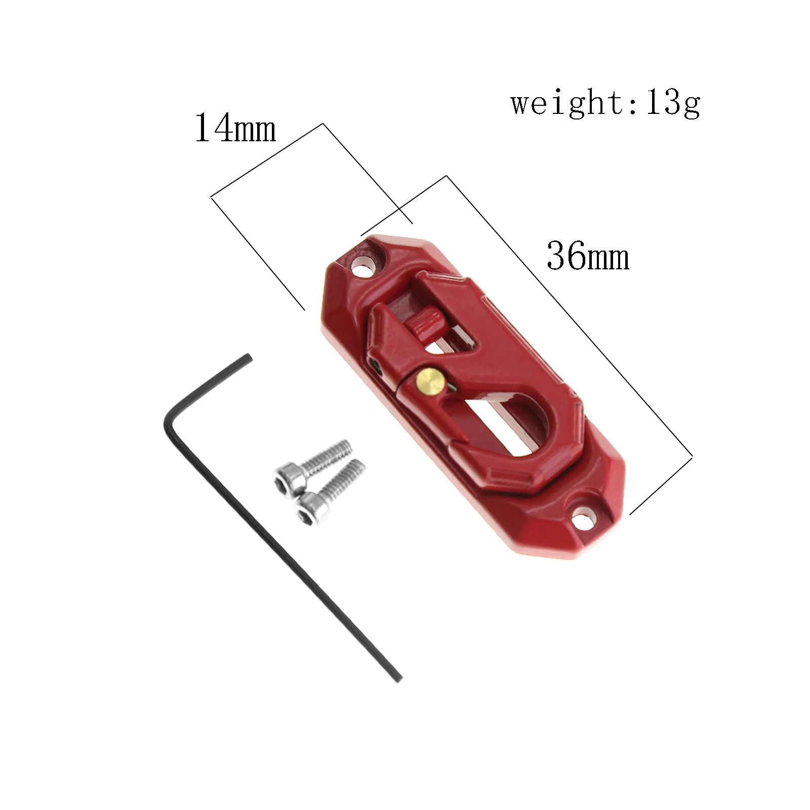 Metal Fittings Simulation Electric Metal Winch for 1/10 1/8 RC Model Car Crawler Modification Accessories