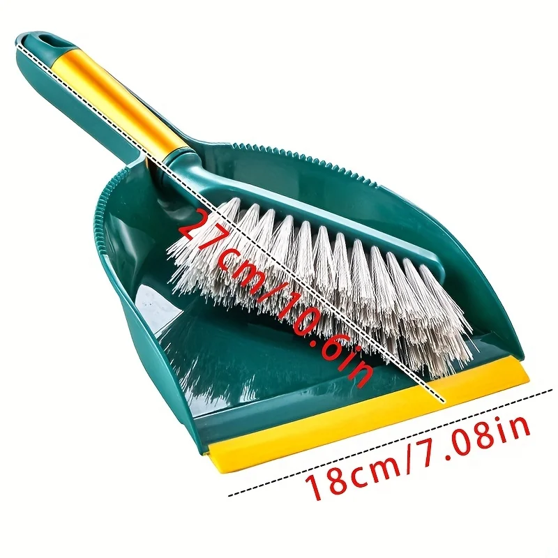 1 Set of Desktop Broom Dustpan Set, Compact Household Broom Suitable for Durable Plastic Soft Fur Mini Broom Broom in Households