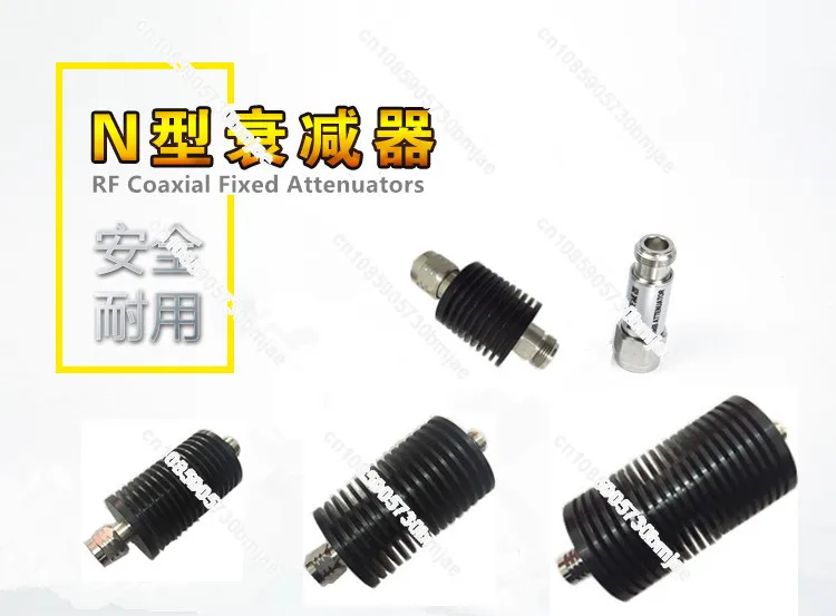 100W N RF Coaxial Attenuator, 10,20,30,40,50dB, DC-3Ghz