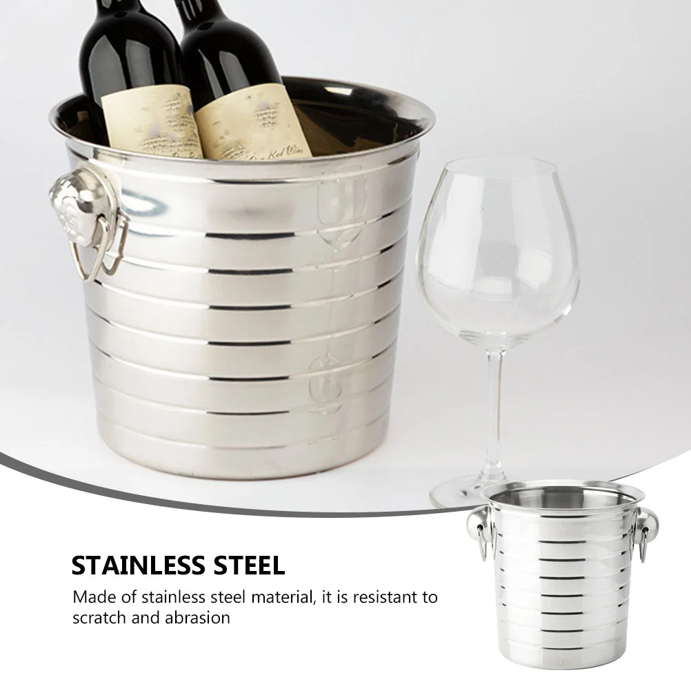 Portable Stainless Steel Holder Ice Stainless Steel Cubitera Ice Storage Stainless Steel Cubitera