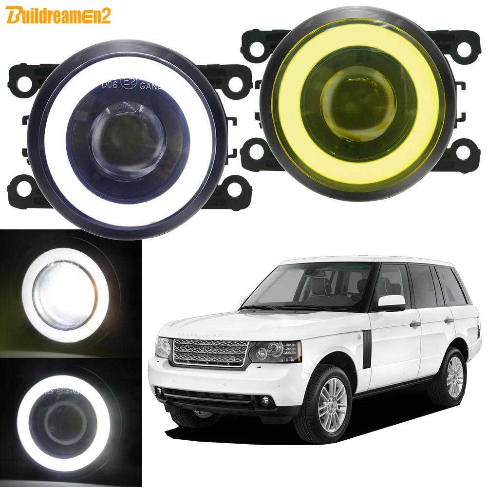 

2 шт. противотуманные фары с Angel Eye DRL Автомобильные светодиодные противотуманные фары COB Daylight H11 для Land Rover Range Rover Sport LS 2010 2011 2012 2013