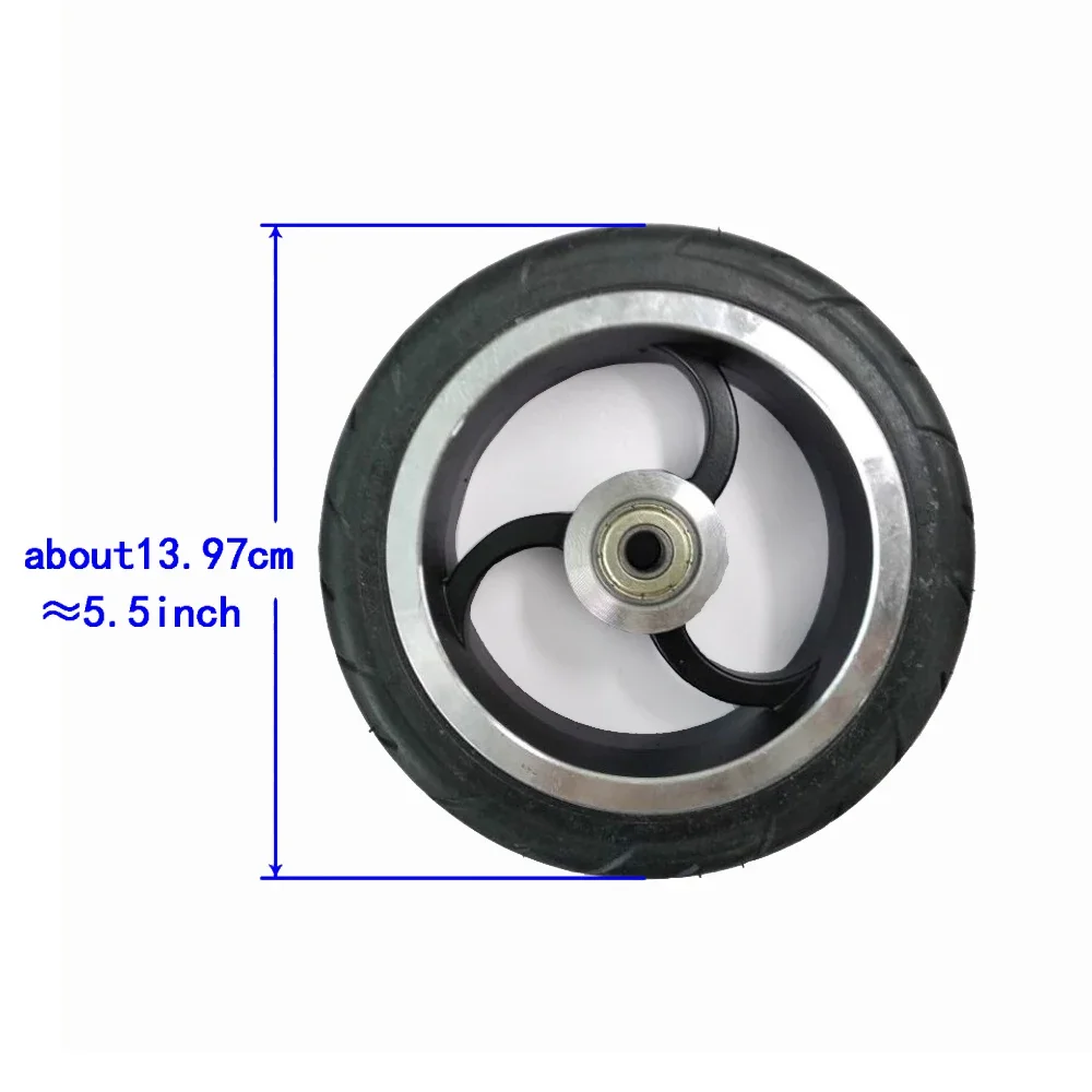 cheap 5.5 inch scooter wheel PU Wheel Scooter Tire for Wheelchair Rear Wheel factory high quality original Scooter wheels