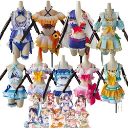 Love Live Days Μ's Honoka Kousaka Rin Hoshizora Nozomi Tojo Kotori Minami EliAyase Cosplay Costume Swimsuit Women Sexy Bikini
