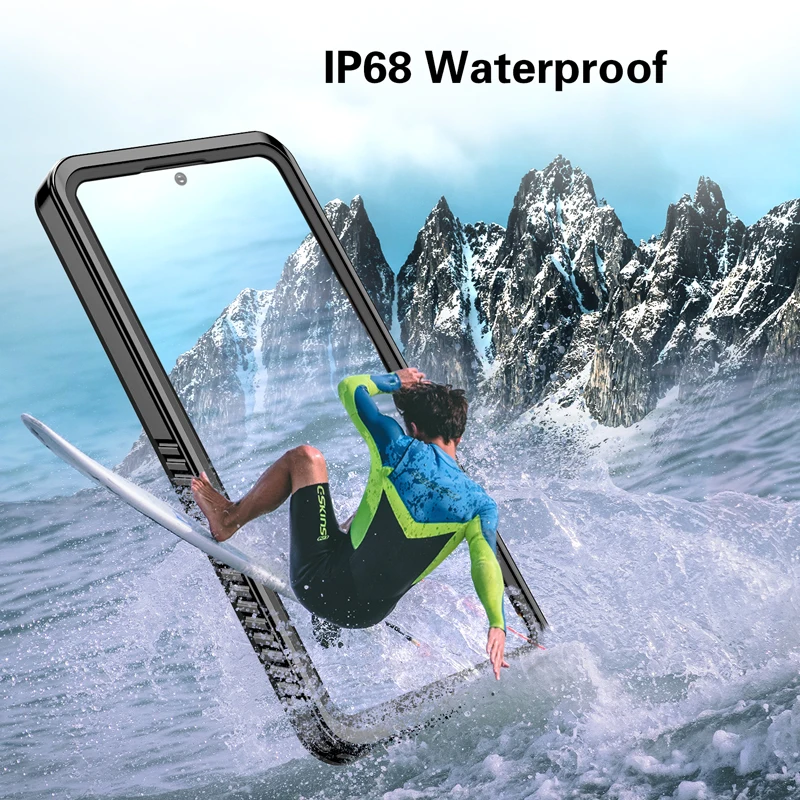 Shellbox IP68 Waterproof Case for Samsung Galaxy S20 FE Heavy Duty Military Grade Shockproof Diving Case with Screen Protector