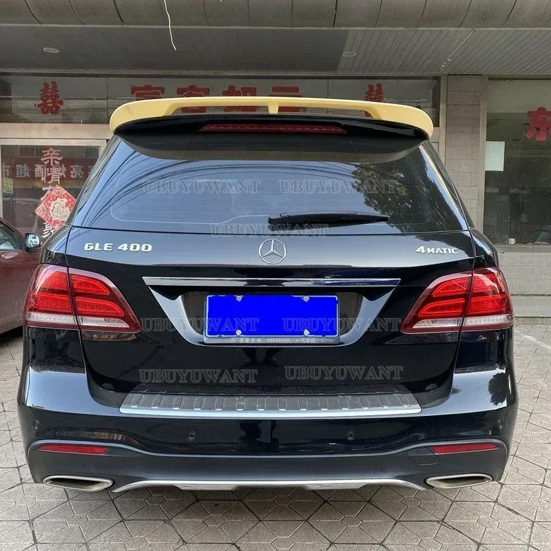 Rear Roof Spoiler For Mercedes-Benz GLE Grade ML-Class W166 GLE350 400 ML350 400 2014-2018 High Quality Tail Top Wing Body Kits