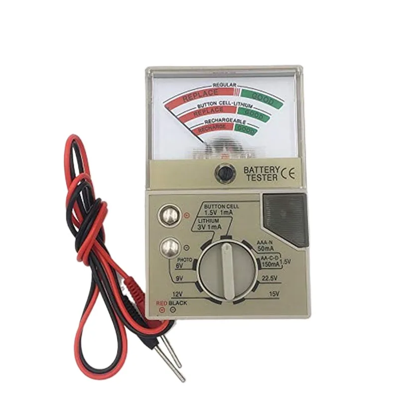 A22I Digital Voltage Battery Tester Checker for AA AAA C D N Button Coin Cells