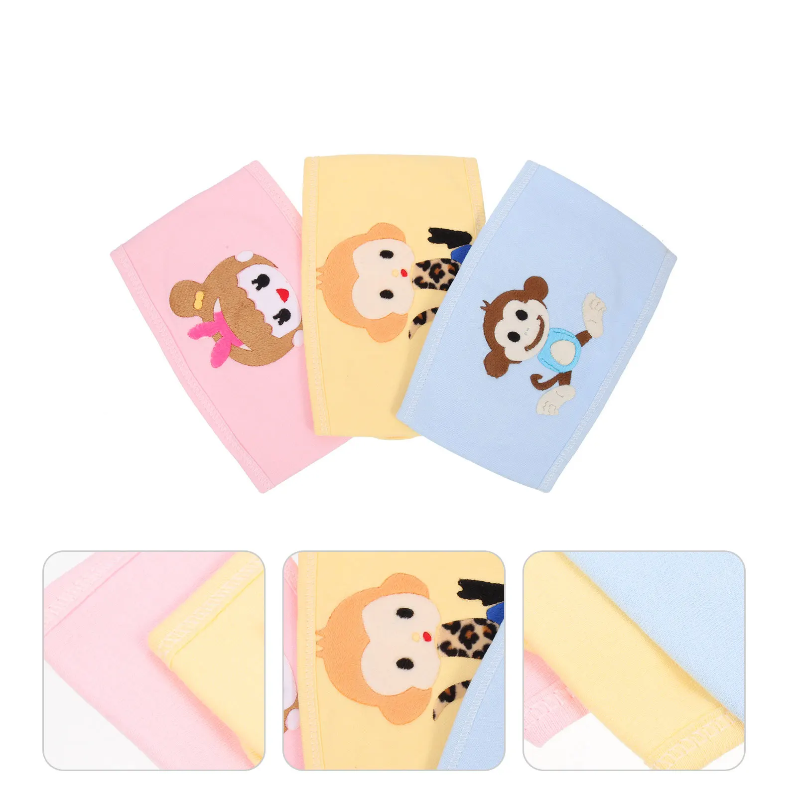 

3Pcs Baby Belly Bands Cotton Navel Wraps Newborn Abdomen Compression Umbilical Cord Care Baby Supplies Nursery Cord for Infants