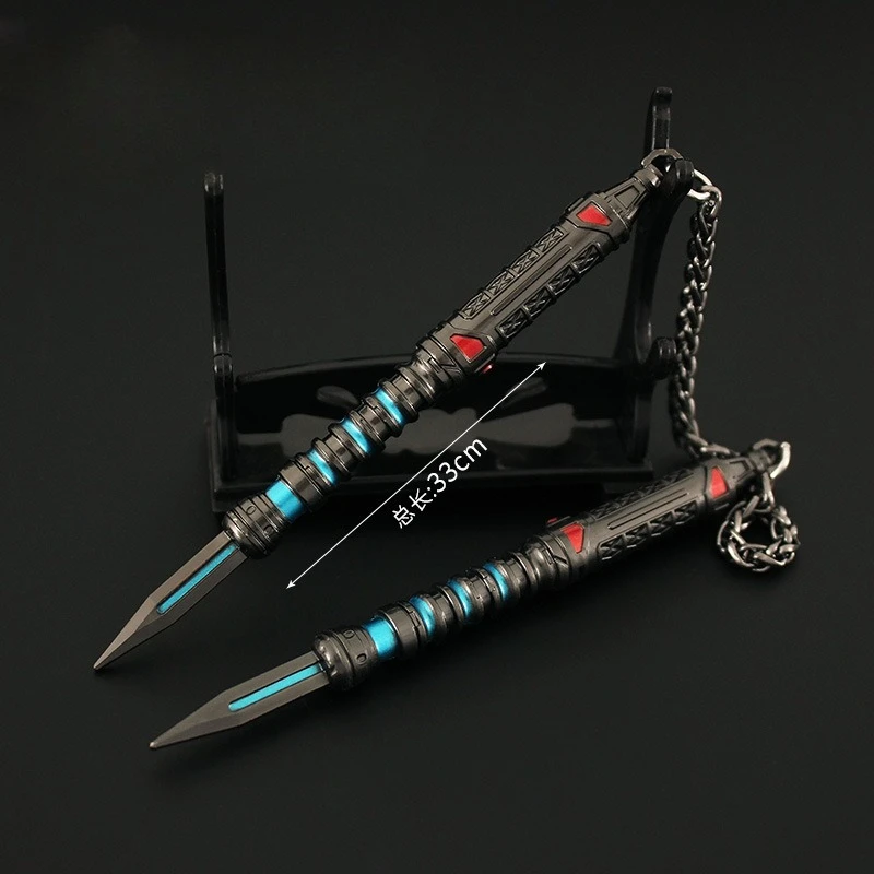 33cm/12.99in APEX Hero Game urządzenia peryferyjne Ash Heirloom linki modele broni metalowe zabawki ozdoby kolekcje wyświetlacz na biurko prezenty