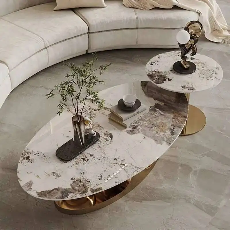 

Aesthetic Table Minimalist Luxury Lamp Side Italian Clear Service Side Table Computer Dinner Mesas Bajas Lounge Suite Furniture