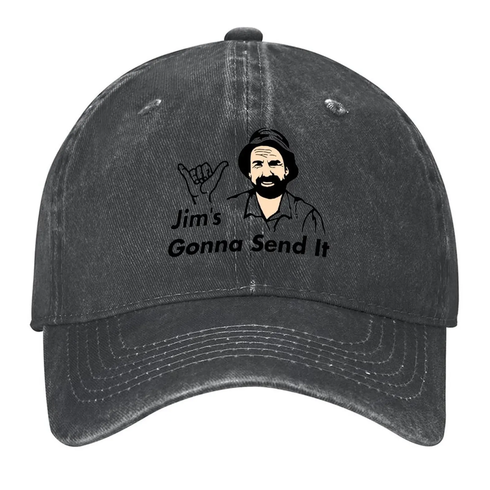 

Jim's Gonna Send it Baseball Cap birthday Golf Cap derby hat Wild Ball Hat For Girls Men's