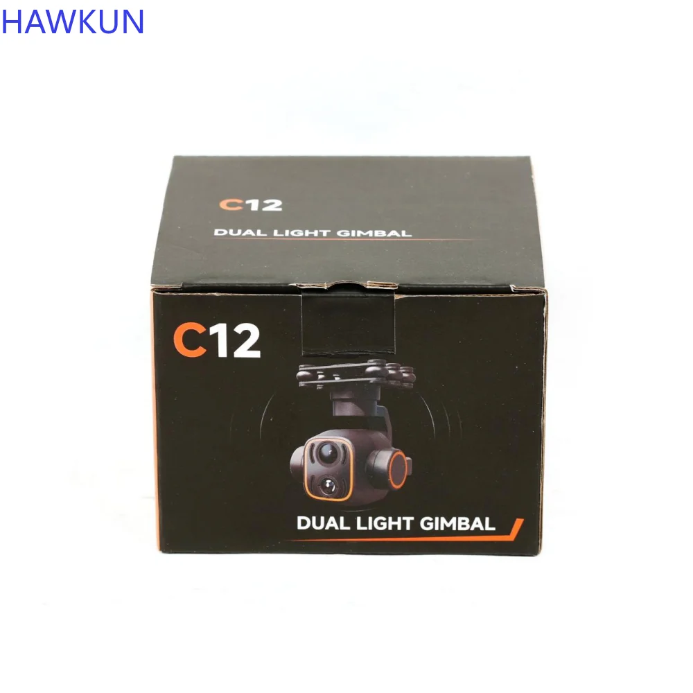 Skydroid C12 2K High Definition Three-axis Stabilized Dual Light Gimbal Can Be Inverted  Dynamic Tracking Camera