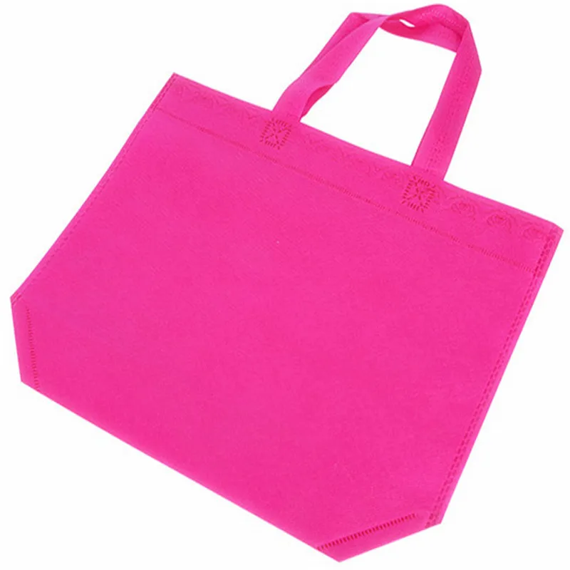 45*35cm New Arrival Quality Reusable Foldable Shopping Bag Durable Non-Woven Tote Pouch Storage Handbag Grocery Eco Friendly  lo