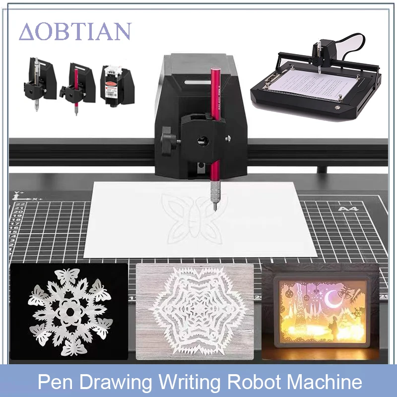 

NEW 2 in 1 Pen Drawing Printer Cutting Plotter DIY Laser Machine Lettering Grbl-Plotter Writing Robot Drawing Toys for work