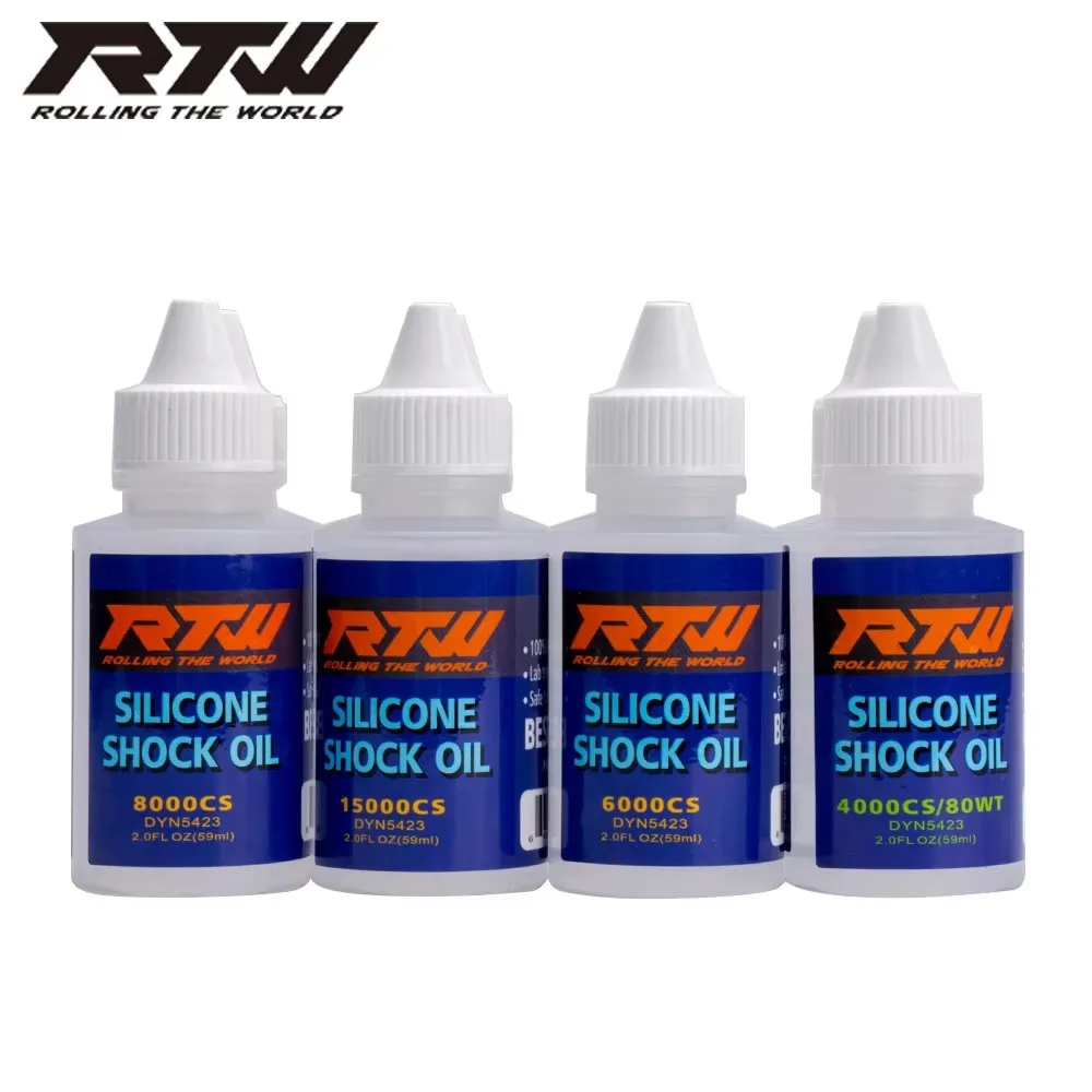 زيت RTW التفاضلي 59 مل 1000CS - 500000 CS لملحقات شاحنة عربات التي تجرها الدواب الزاحفة طراز RC