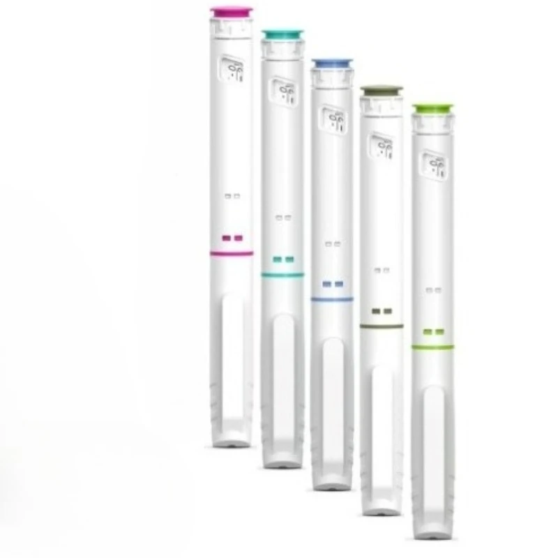 5-10Pack Color Optioal Disposable Injection Pen Magic Pen 60U insulin Syringe Tattoo Handle Pen Fitting with 3ml Glass Vial image 3