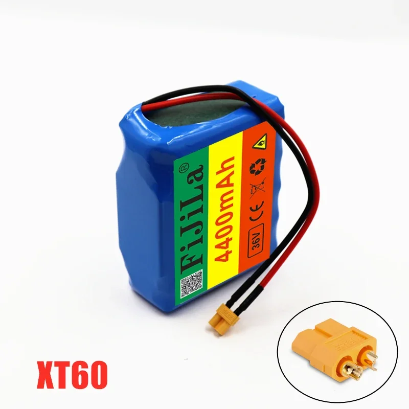 For M365 MIJIA Pro Scooter 36V 4.4Ah 10S1P 18650 Lithium ion Battery Pack Extended Range Charge And Discharge XT30 Plug+15A BMS