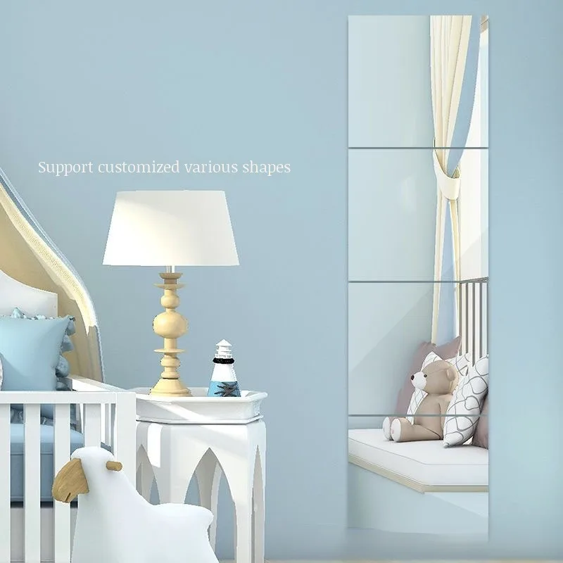 Acrylic high-definition self-adhesive soft mirror stickers wall mirrors do not distort the no-punch bedroom household