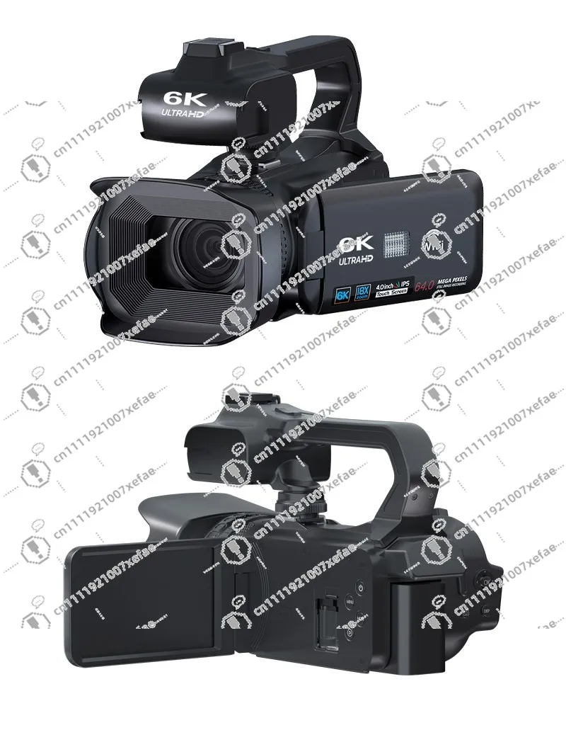 6K video camera with 18x digital zoom 64MP video camera
