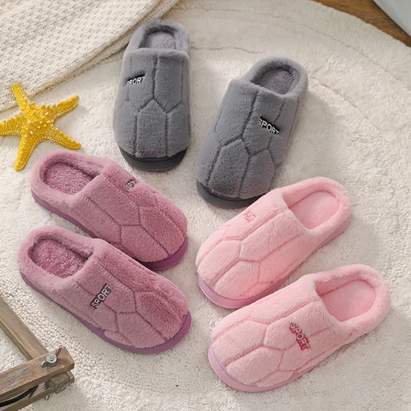 

New winter indoor warm and non slip slippers for women and men