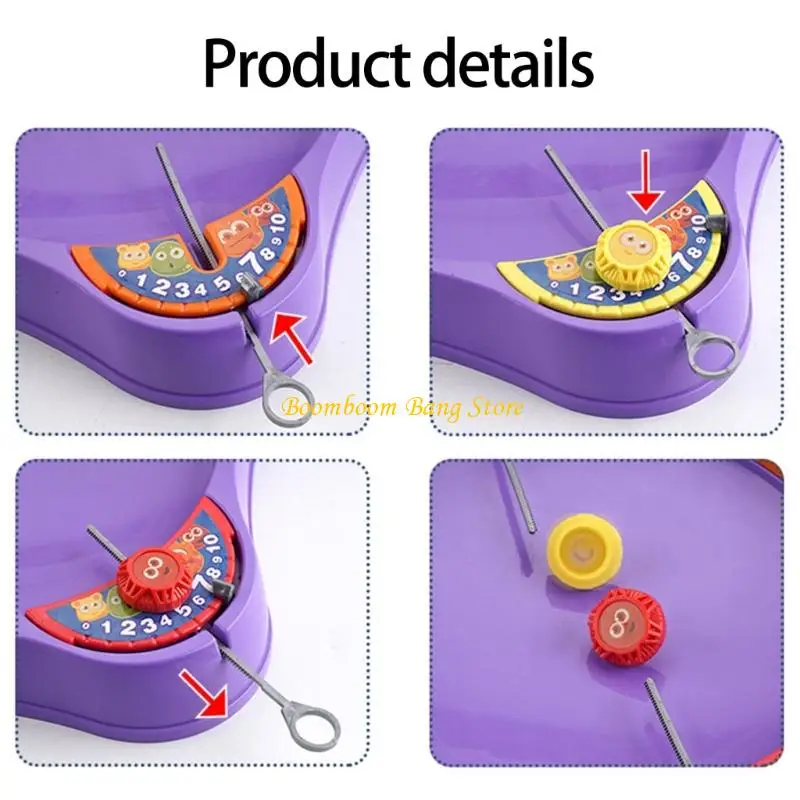 270C Gyro Battle Plate Multiplayer Competitive Battle Gyro Desktop Interactive Toy For Indoor & Outdoor Family Entertainment