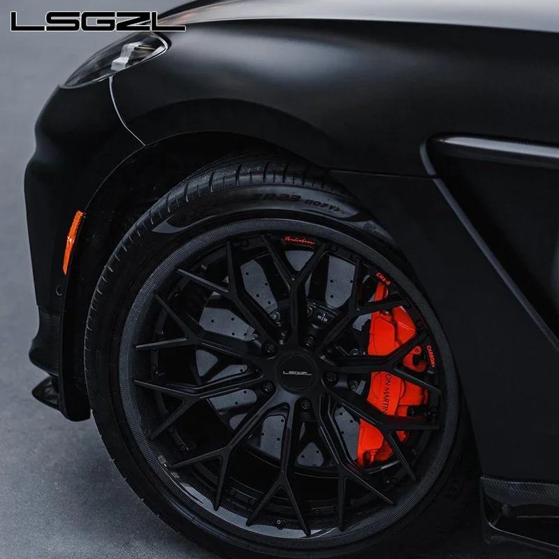 Lsgzl Forged 2-piece 5x114.3 5x130 5x120 6x139 Custom Aluminum Alloy for BMW C63 C8 Ferrari 19 20 21 22Inch Luxury Car Wheel Rim