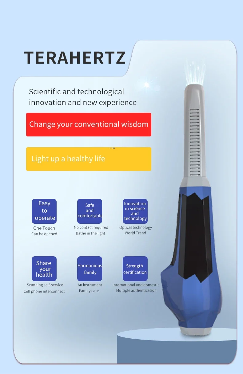 Schmerzlinderung 1200 W Hochleistungs-Blaulicht-Entspannungsmassagegerät LightWave Terahertz-Gebläse Iteracare Wand Gesundheit Physikalisches Gerät – Detail 1