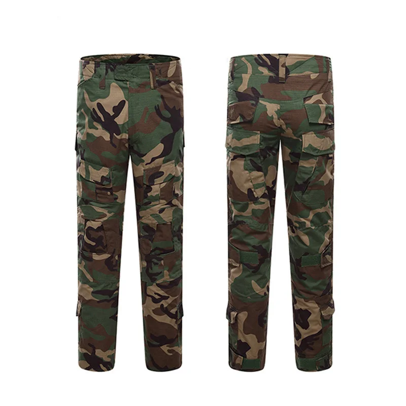 Airsoft Camouflage Tactical Pants High Quality Wear-resisting Multi Pocket Military Cargo Pant Men Clothing Work Trousers TFG3