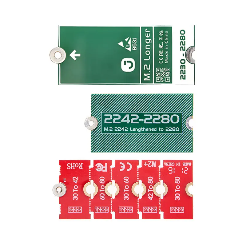 FinalCool  M2+series M. 2 Solid State Drive Extension Bracket 2230/2242/2280 Extension Bracket