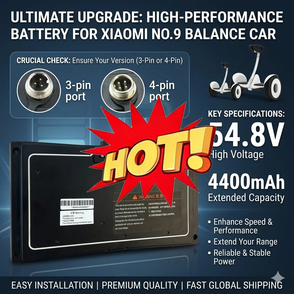 🔧   Ninebot Mini PRO 54V-63V 4400mAh 3핀/4핀 배터리 전기 스쿠터 밸런스 카 배터리 팩 BMS 연결 앱에 적합?