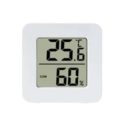 Electronic Digital Thermohygrometer Indoor Mini Thermometer Hygrometer Wet Dry Room Wall Mounted Room Humidity Temperature Meter