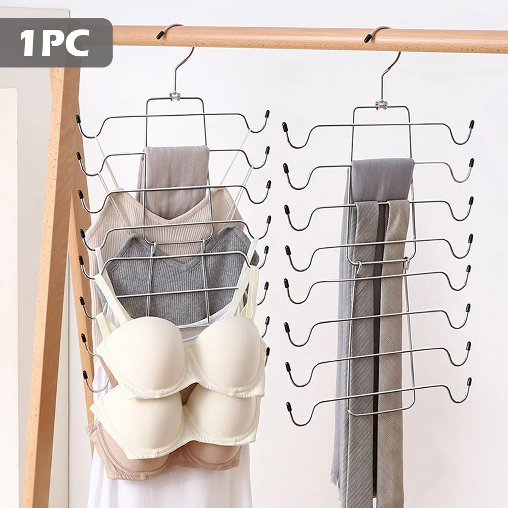 360 Rotating Coat Hanger Large Capacity Tie Shorts Hook Multi Layer Underwear Storage Rack Bra Hanger Home Clothes Organizer