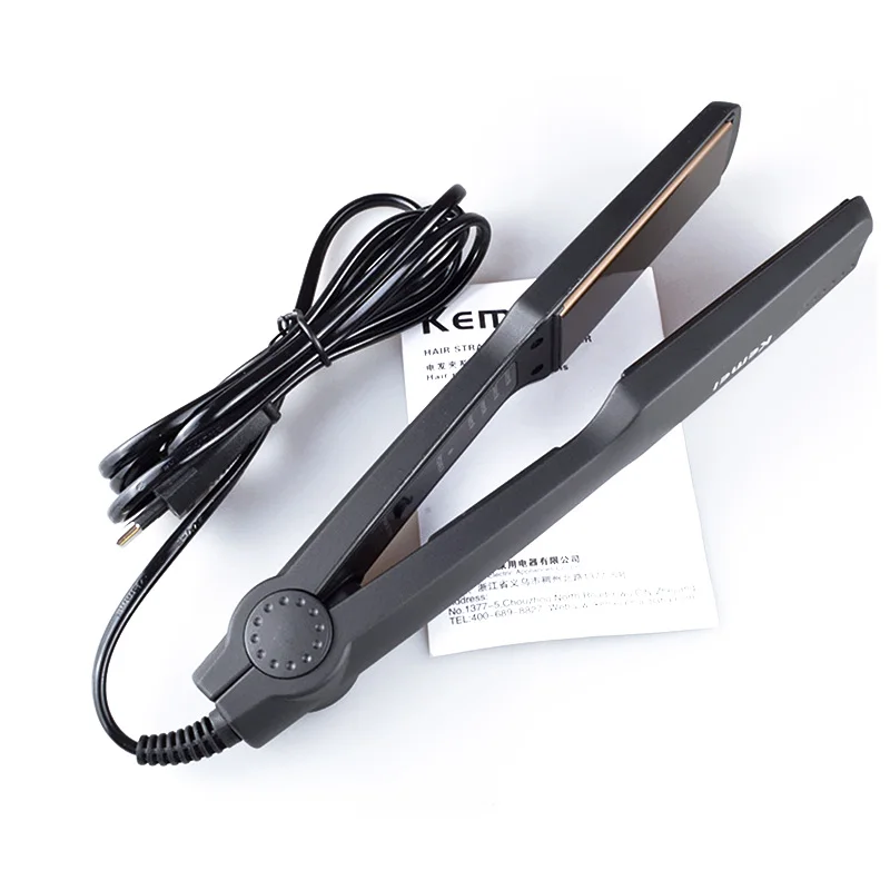 Kemei KM-329 Professional Hair Straightener Flat Iron Styling Tools Temperature Control Fashion Style For Shop Home