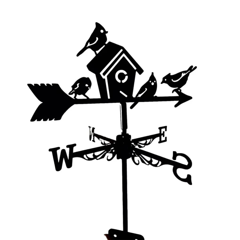 Metal Exquisite Shape Wind Vane Garden Art Decoration For Wind Direction Indicator Wide Applicat