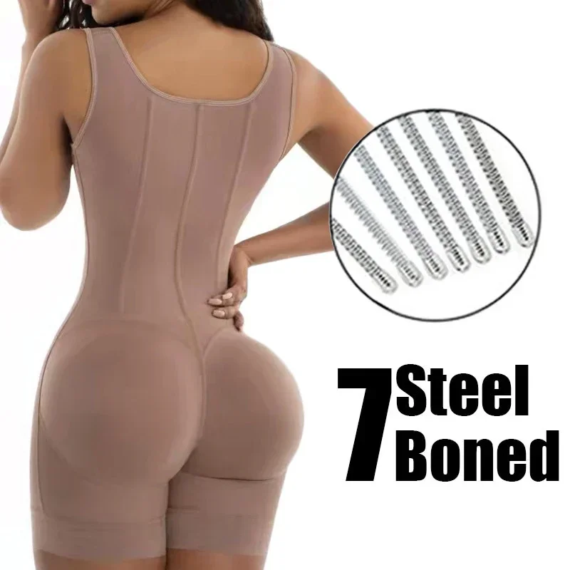 Fajas Colombianas Girdles Women Postpartum Corset BBL Postoperative Bodysuit Shapewear Waist Trainer Slimming Sheath Body Shaper image 3