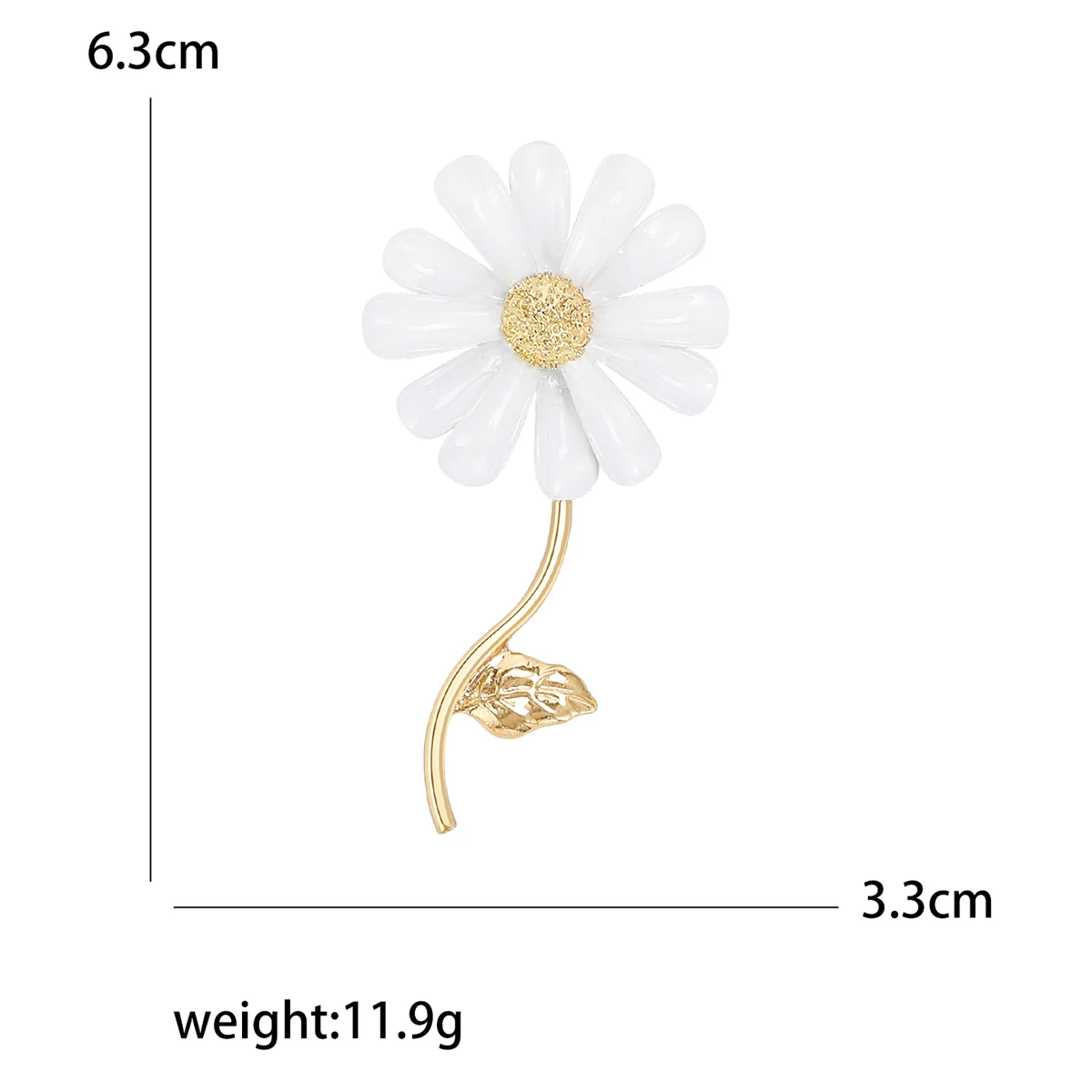 Beaut & Berry الفاخرة المينا ديزي دبابيس للنساء للجنسين زهرة دبابيس الأصدقاء عارضة حزب اكسسوارات هدايا السنة الجديدة الأصدقاء #3