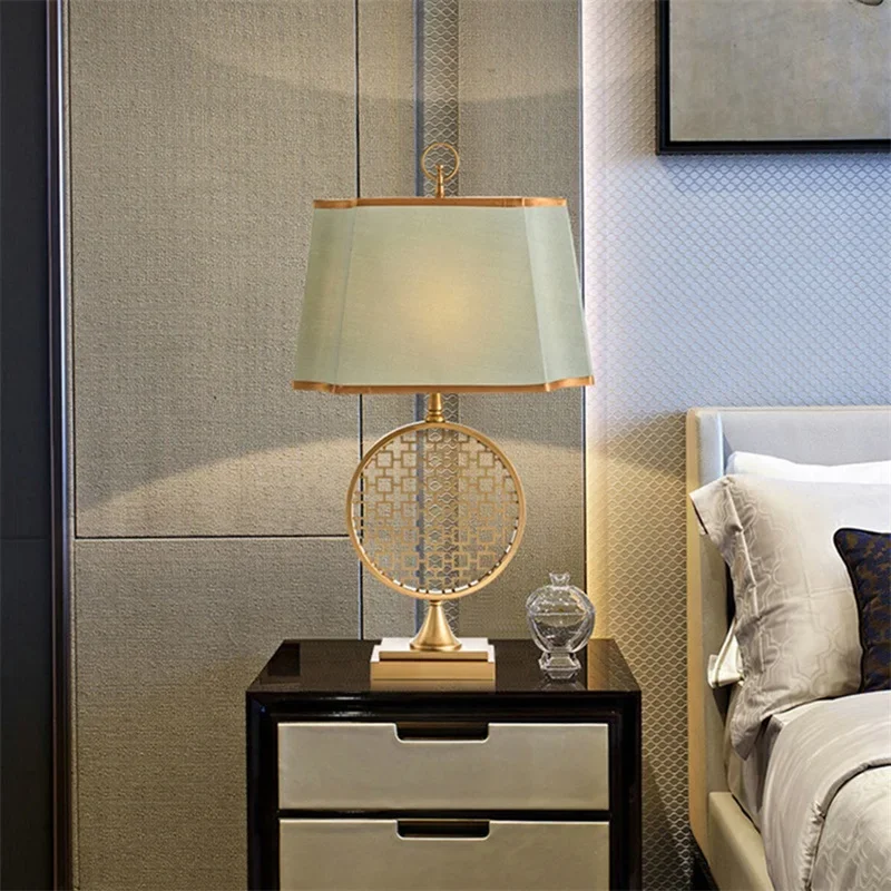 DEBBY Modern Table Lamp Bedside LED Classical Design E27 Desk Light Home Decorative For Foyer Living Room Office Bedroom