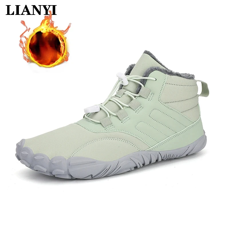 

Зимние женские сапоги LIANYI: стильные, простые, водонепроницаемые, утепленные, с мягкой подошвой, на флисовой подкладке, для походов, парные модели