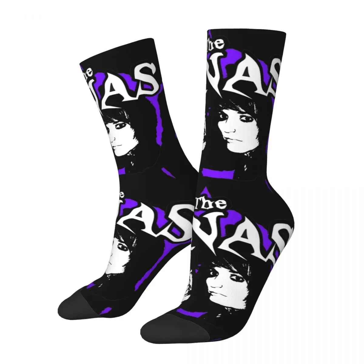 The Tinas Band Socks Men's Women's Casual Jake Webber Johnnie Guilbert Socks Hip Hop Spring Summer Autumn Winter Socks Gift